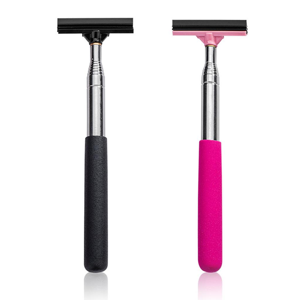 Стандартный профессиональный универсальный скребок для мытья окон для боковых зеркал автомобиля, телескопическая штанга 86 см/33,8''