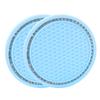 2PCS Car Interior Water Cup Pad Diamond Rhinestone Bling Decoration Anti-Skid Cup Bottle Non-slip Coaster Auto Accessories