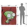 Invader Zim Silky Spiral Gir Supersoft Blanket