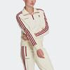 Adidas Originals Trefoil X Sporty&Rich Винтажная куртка с воротником в полоску Женская куртка Off-White IB2157