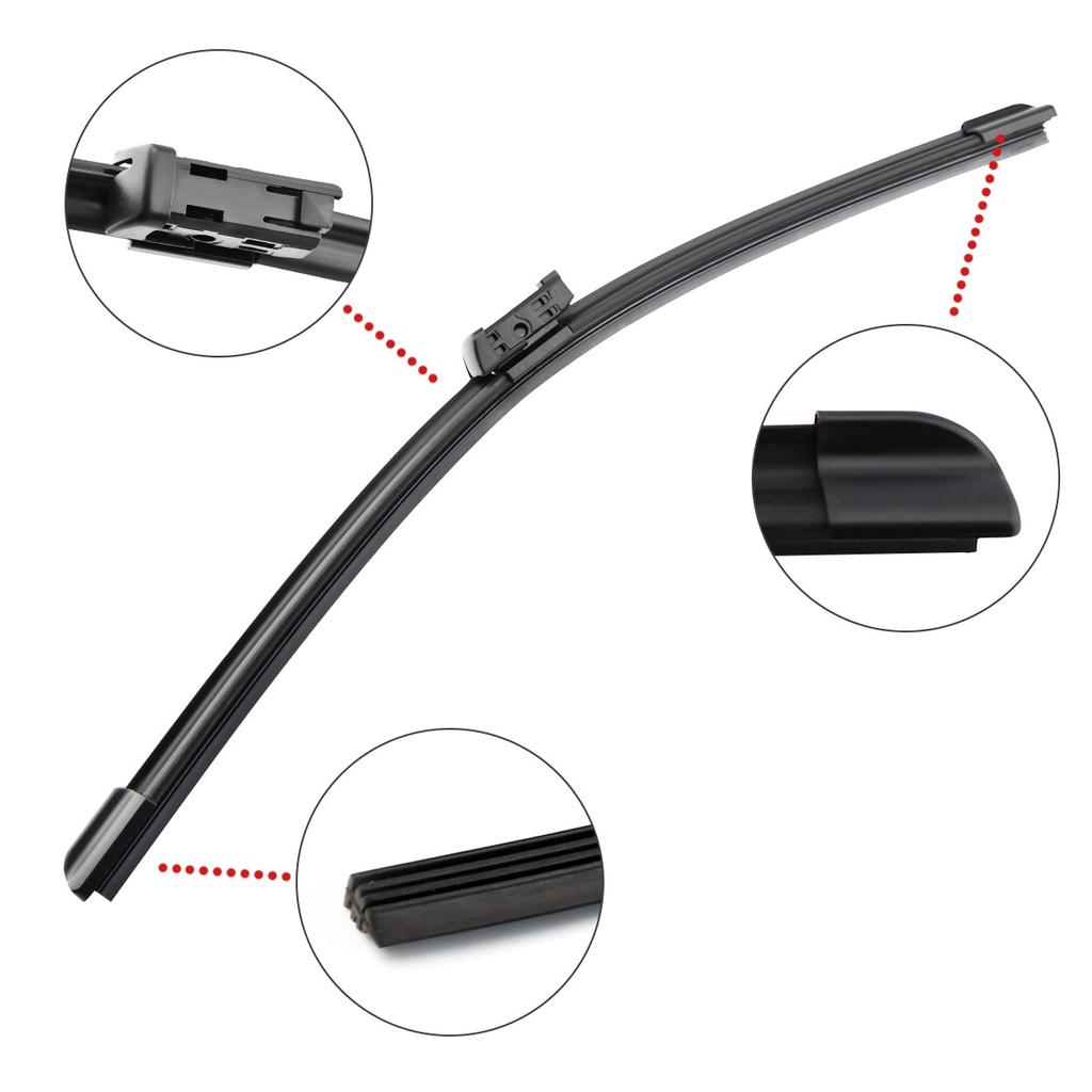 3 шт. щетки стеклоочистителя для VW Tiguan MK2 2017-2020 26 "21" 14" подходят для переднего лобового стекла, щетки для окон, резак, аксессуары 2017 2018 2019 2020