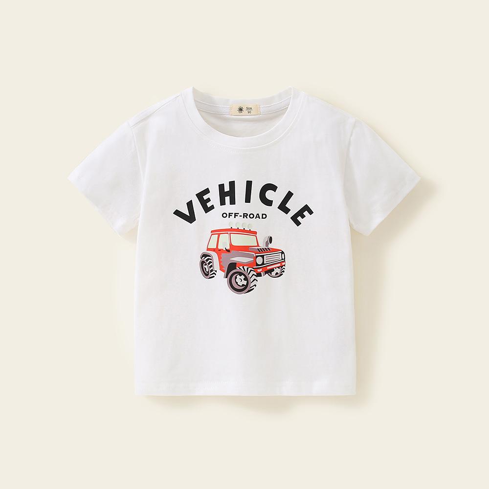 Детская футболка Детская одежда для мальчиков Футболка с короткими рукавами для мальчиков