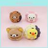 Милый плюшевый кулон Rilakkuma с дизайном пончика для девочек и коллекционеров