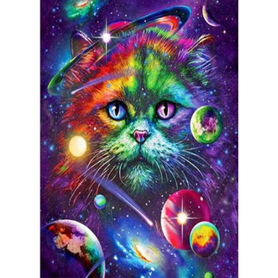 Звездное небо животное 5D DIY алмазная живопись картина полная алмазная вышивка горный хрусталь подарок мозаичный комплект украшения