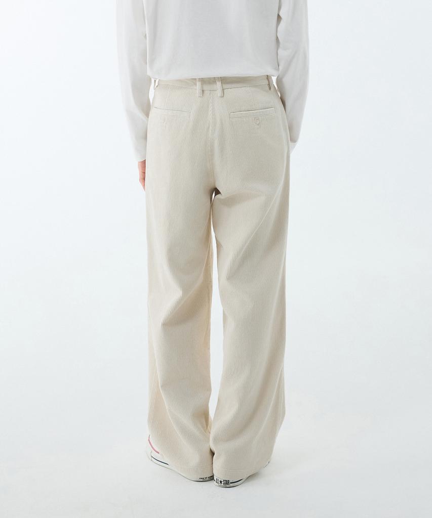 MUSINSA STANDARD Wide Corduroy Pants [Cream]