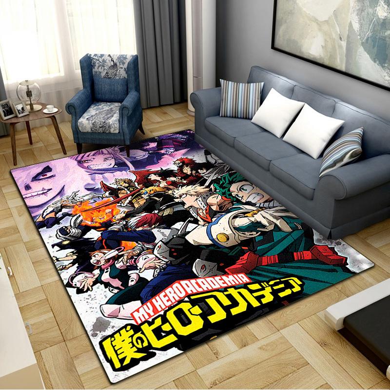 My Hero Academia Carpet Rug for Living Room Bedroom Home Sofa Decoration,Kids play Non-slip Floor Mat