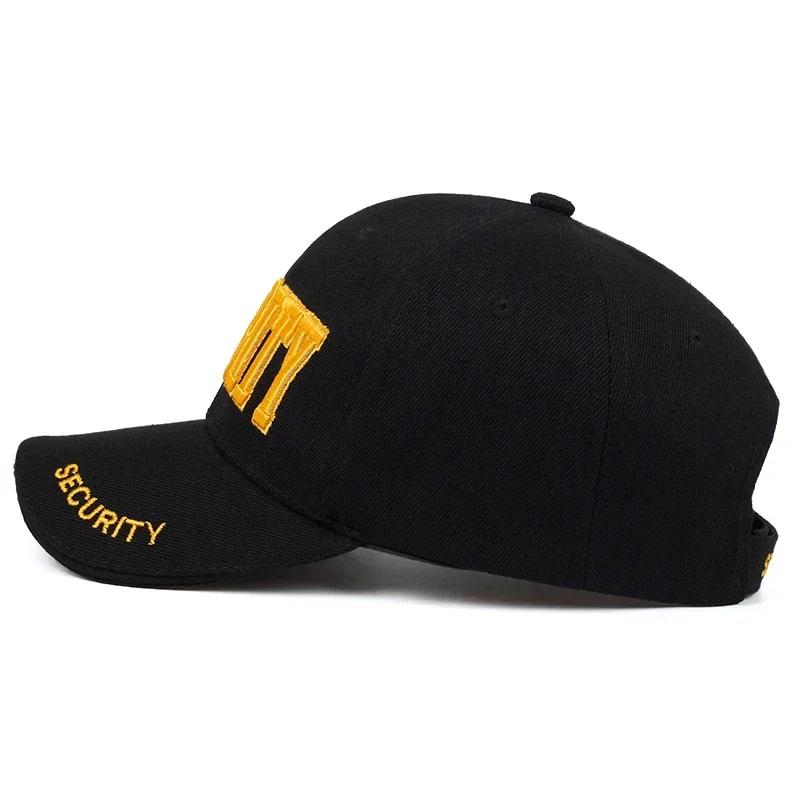 Baseball Stitching Stitched Embroidered Alphabet Security Neutral Gender Women Men For Caps Spring And Autumn Outdoor Adjustable Casual Hats Hip
