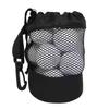 2 шт. Сумка для хранения мячей для гольфа, сетчатый мешочек с полым узором, карман на кулиске, держатель для мячей, аксессуары