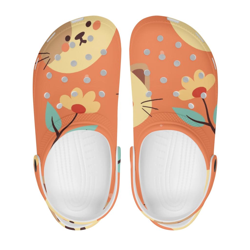 Cute Pattern EVA Clogs for Women Men Easy Clean Lightweight Slip On Casual Shoes Soft Sole Summer Sandals Summer Daily Wear