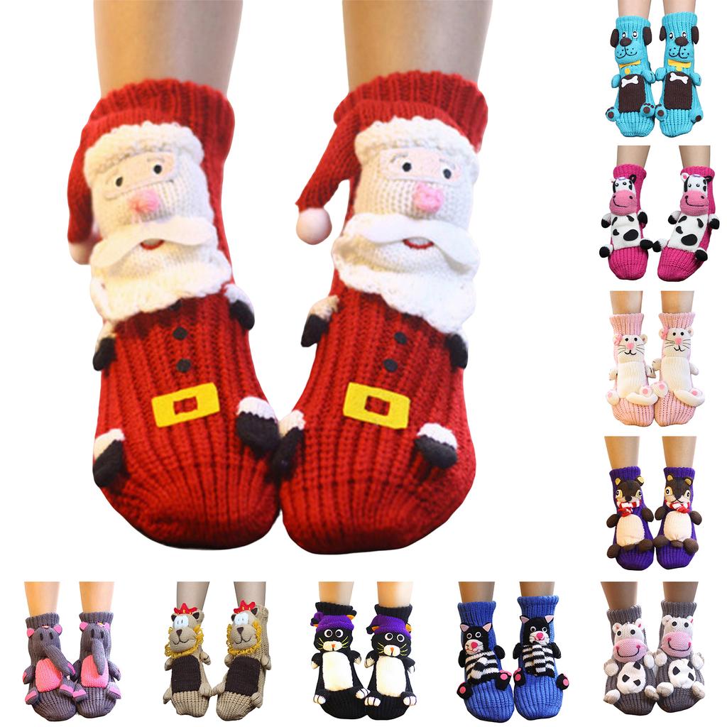 Women's Thick Knit  Proof Warm Casual Floor Carpet Socks