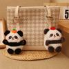Persimmons and Persimmons Panda Pendant Plush Bag Keychain Pendant Doll Panda Doll Souvenirs Around Men and Women