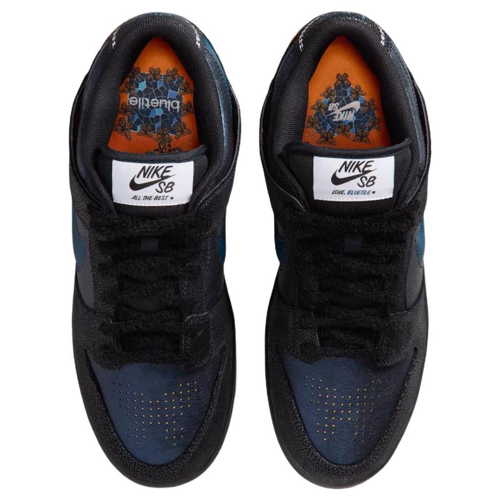 Bluetile x Nike SB Dunk Черный Марина Белый Мужские Кроссовки Марина-Белый-Костер-Оранжевый-Судебный-Синий-Оранжевый-Горизонт IQ1323-001