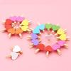 50PCS MultiFunctional Colorful Cute Small Clips Simple Mini Photo Clip Wooden Clips Small Love Heart Pegs Clothespin
