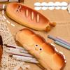 Creative Plush Bread Pencil Case - Popular Furry Stationery for Elementary & Middle School Girls, 2021 Edition