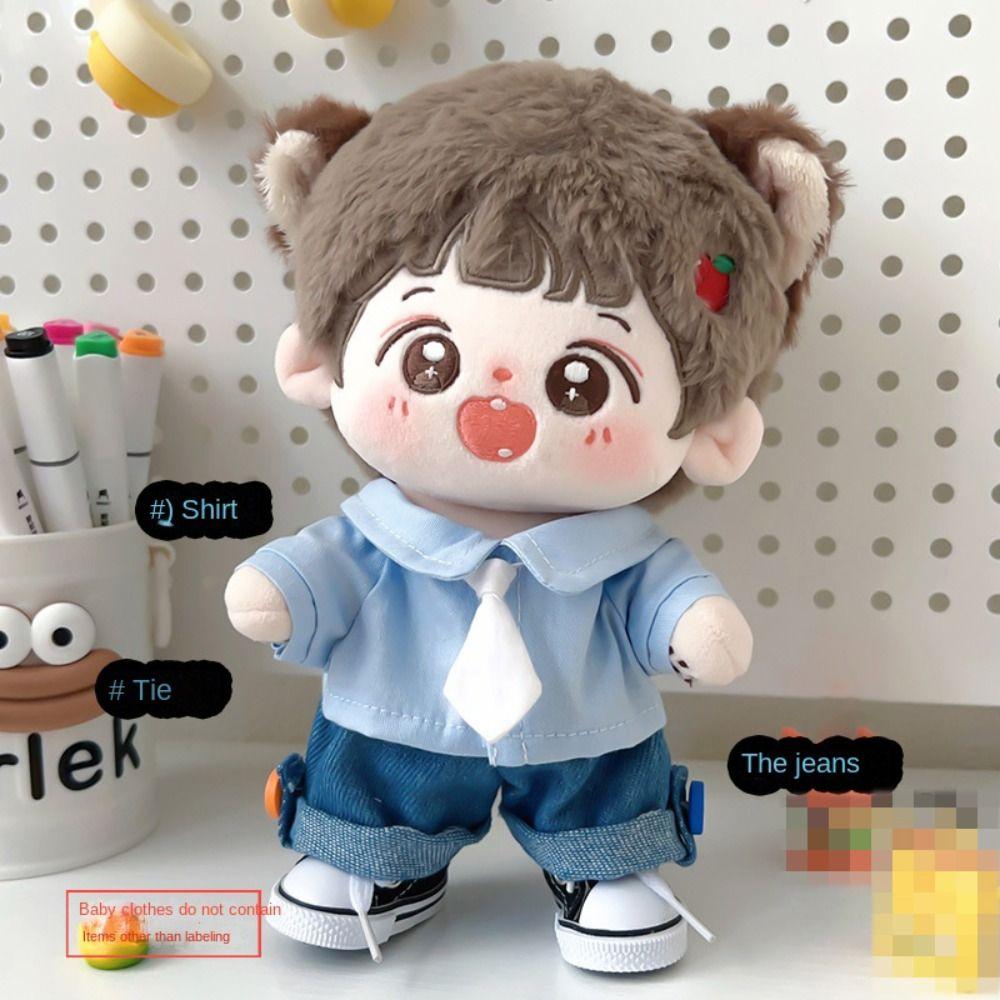 Fashion Shirt Jeans Tie Suit Cute Doll's Accessories 2024 Replacement Outfit