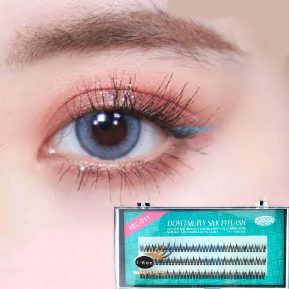 Handmade DIY Natural Long Individual Eyelashes Grafting Eyelashes Premade Volume Fan Eyelashes