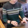 Men Slim Fit Round Neck Thin Knit Pullover For Young Students