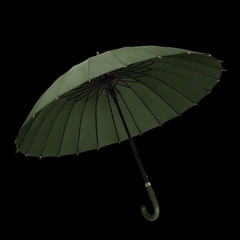 MAYDU 24-Rib Oversized Automatic Straight Umbrella