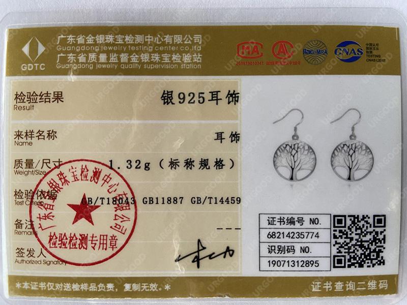 Оригинальные серьги-деревья из стерлингового серебра 925 пробы, модные украшения