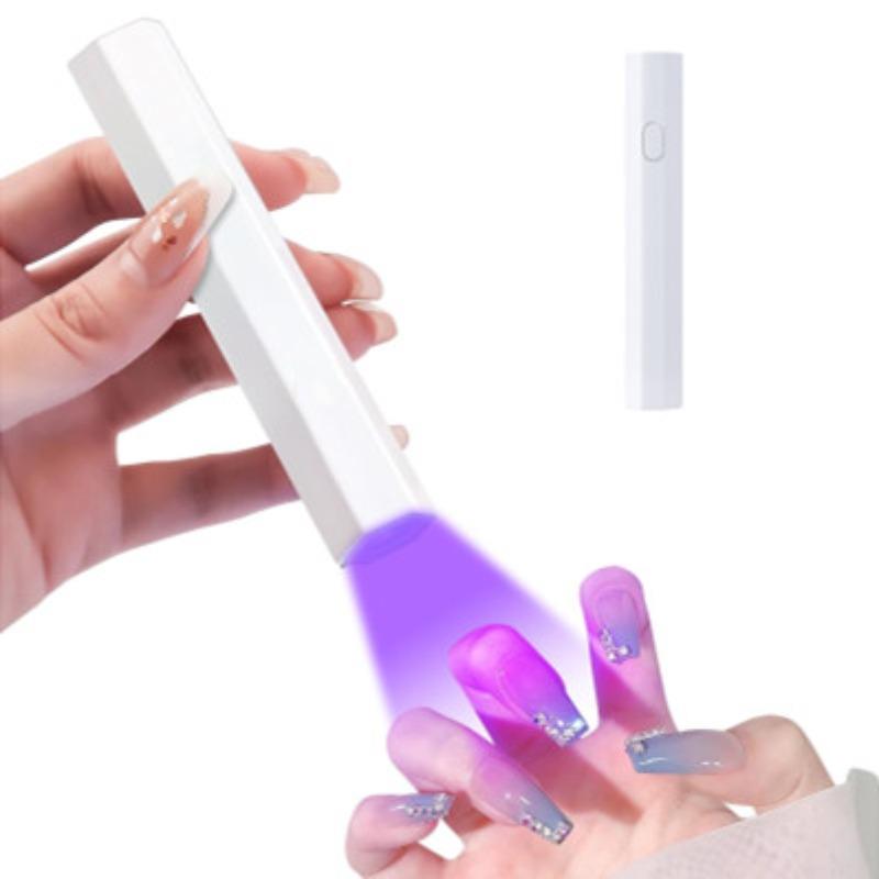 1pcs Mini UV Lamp for Nails,Portable Nail Dryer for Curing Nail Polish Nail Glue Gel,Rechargeable LED Nail Lamps