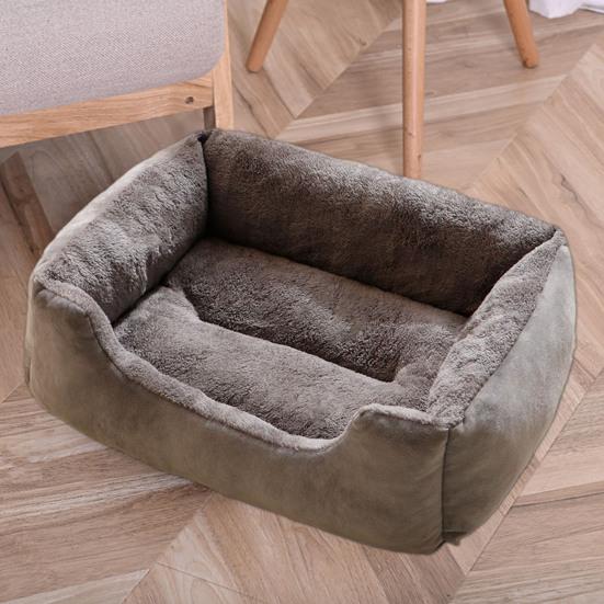Plush Pet Nest Orthopedic Dog Sofa Bed for Small Medium Dogs Soft Cat Couch Washable Cat/Puppy Sleeping Bed