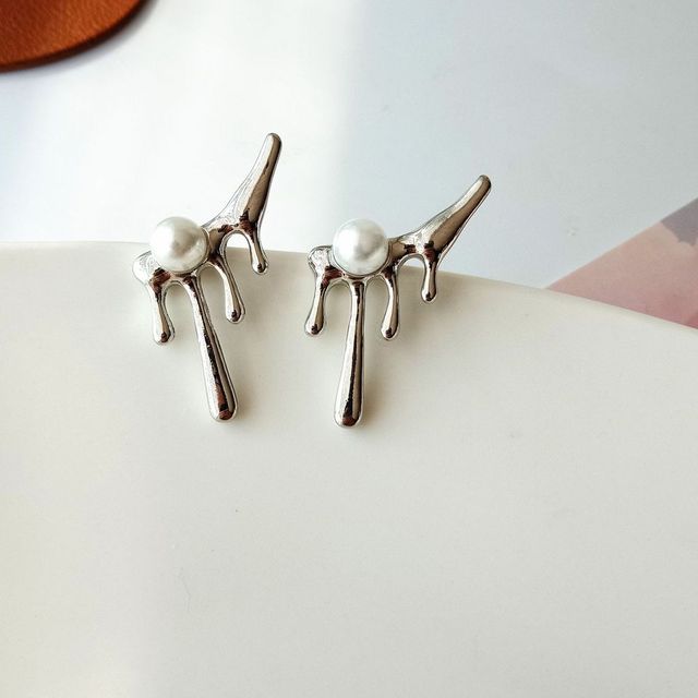 1 пара модных дизайнерских сережек-гвоздиков из металла серебряного цвета для женщин и девочек Treny Sqaure Zircon Brincos Jewelry