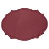 Heat-Resistant PVC Placemats Reusable Non-Slip Table Mats Waterproof Elliptical Shape Dining Place Mat for Kitchen Coffee Table