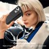 Стеганый кожаный чехол-кошелек на шнурке с кнопочной застежкой для iPhone и Samsung