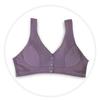 Women Front Buttons Elderly Underwear Wire-free Brassiere Front Closure Vest Cotton Sport Bras