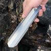 Titanium Garden Hand Serrated Shovel Outdoor Camping Hiking Backpacking Trowel with Clip