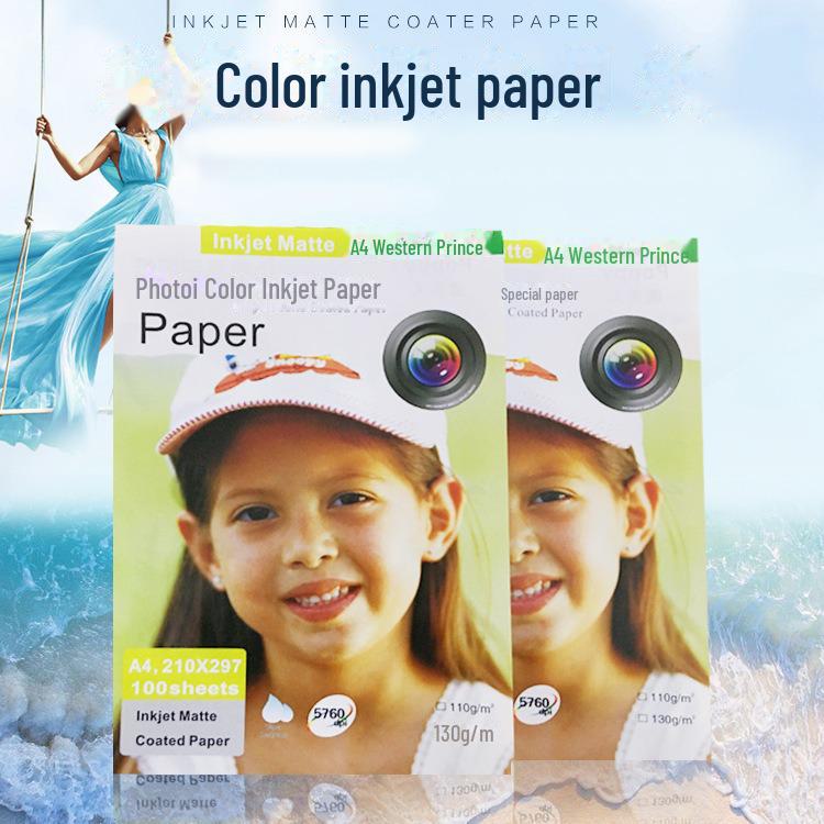 Матовая и глянцевая бумага для струйной печати формата A3/A4 – односторонняя 110 г/130 г, двусторонняя 120 г/140 г