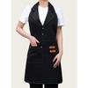1pcs Polyester Chef Overall Suit with Lapel Unisex Restaurant Hotel Cafe Bakery Kitchen Workwear for Men Women