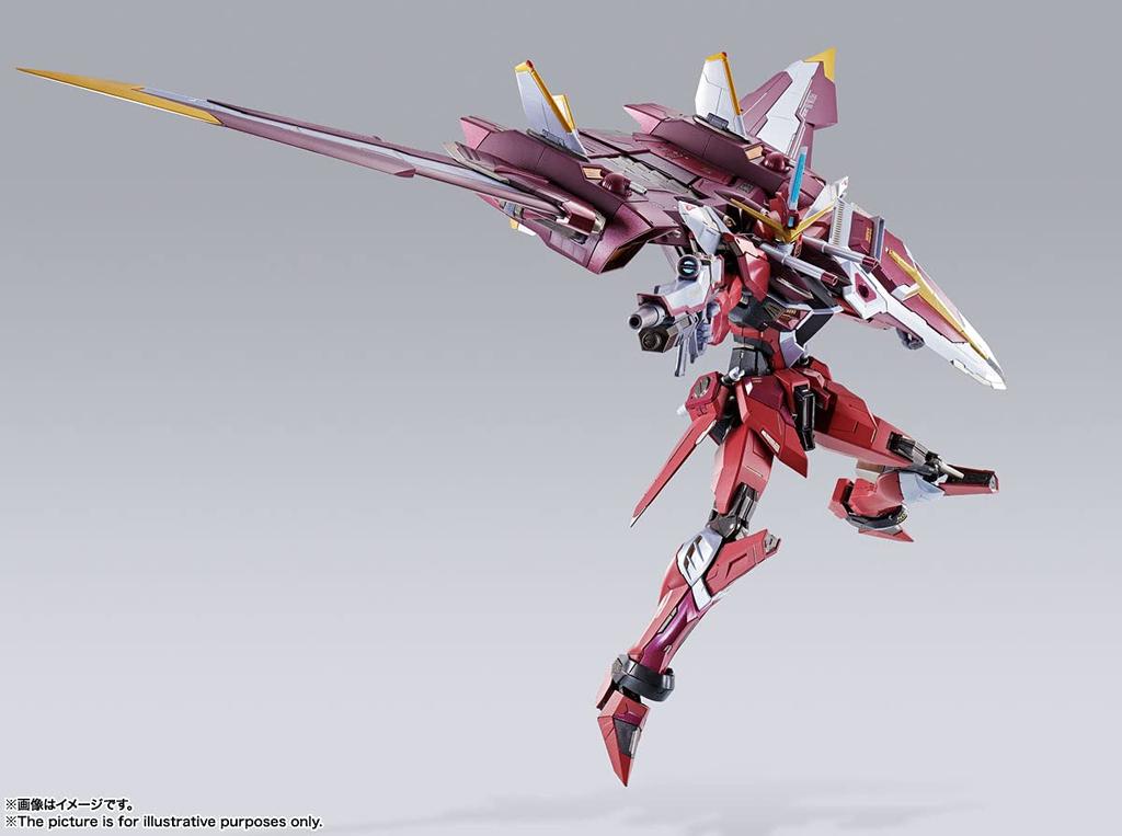 TAMASHII NATIONS МЕТАЛЛИЧЕСКАЯ КОНСТРУКЦИЯ Мобильный костюм Гандам SEED Justice Гандам примерно 180 мм окрашенная подвижная фигурка из АБС и ПВХ и литья под давлением