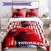 Cristiano Ronaldo 6 Customize your name Bedding Set Breathable Duvet Cover with Pillowcases Home Decoration Birthday Gift