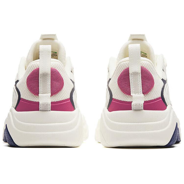 New Anta Slip-Resistant Low-Top Skateboard Shoes Women's White Purple 122428854-2