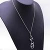 Brand New Minimalist Accent Delta Sigma Theta Design Stainless Steel Greek DST Charm Decorated Gold and Silver Version Necklace