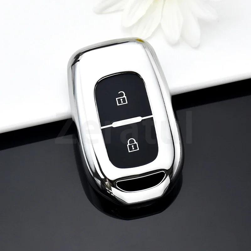 Чехол-футляр для 2-кнопочного TPU брелока автомобиля для Renault Kwid Traffic Symbol Для Dacia Sandero Logan Duster Корпус