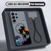Креативный чехол с узором «Кокосовый закат» для Samsung S26 Ultra S25 FE S24 S24 Plus A57 A37 A17 A56 A36 A16 A55 A35 A15 A54 5G Гибридная магнитная матовая крышка