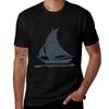 Fishing Boat T-Shirt Man Graphic T Shirt Men T Shirt Cotton 100% Anime T Shirts for Man T-Shirt