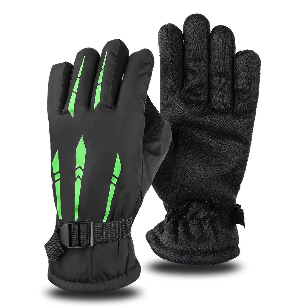 2020Thicken Winter Cycling Gloves Men Outdoor Waterproof Skiing Riding Motorcycle Warm Mitten Non-slip Glove Thermal Sport Mittens