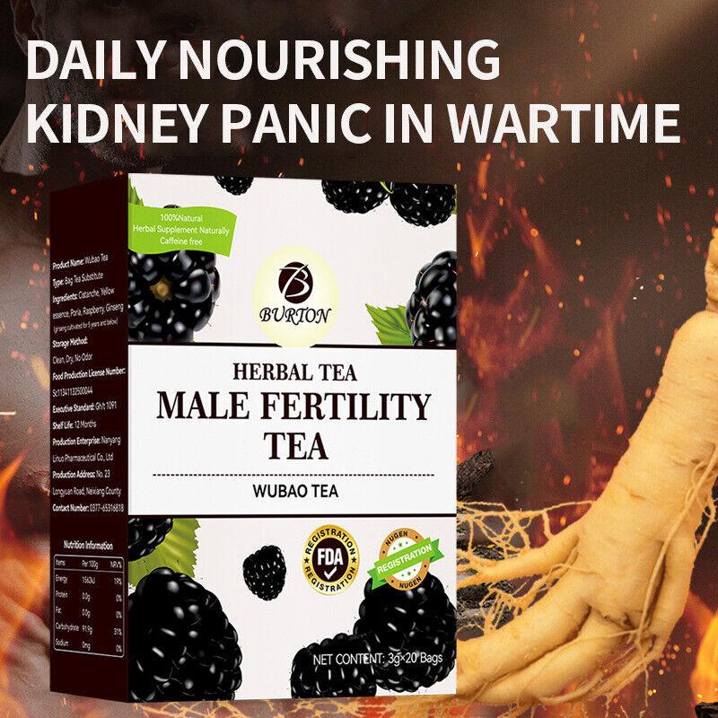 Organic Male Fertility Tea Herbal Tea Five Precious Tea Stay Up Late