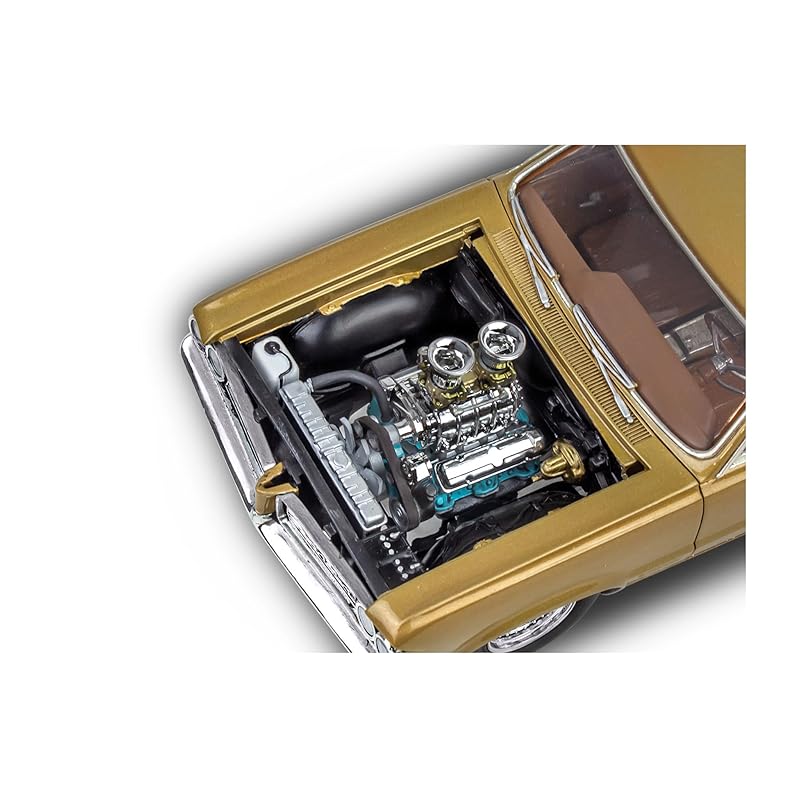 Revell 14574 1964 Pontiac GTO 2'N1 1:Набор для сборки модели 104 детали, масштаб 1:24, уровень сложности 4