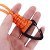Emergency Triangle Buckle Outdoor Tools High Strength Lanyard Paracord Keychain Key Ring