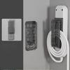 Self Adhesive Plug Holder, Wall Mounted No Drilling Socket Fixing Sticker, Home Seamless Sticker, Nail Free Creative Plug Holder