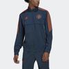Adidas Куртка мужская Manchester United Condivo 22 Zip Retro Sports Stand Collar Glossing Jacket Men Jacket Navy-Blue HH9322