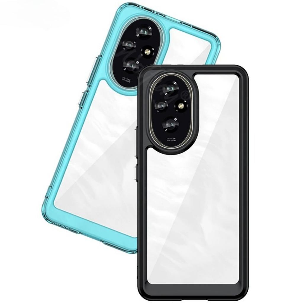 Transparent Phone Case For Honor 200 Case Bumper Silicone Colorful Back Cover For Honor 200 5G Case For Honor 200 Pro 200 Lite