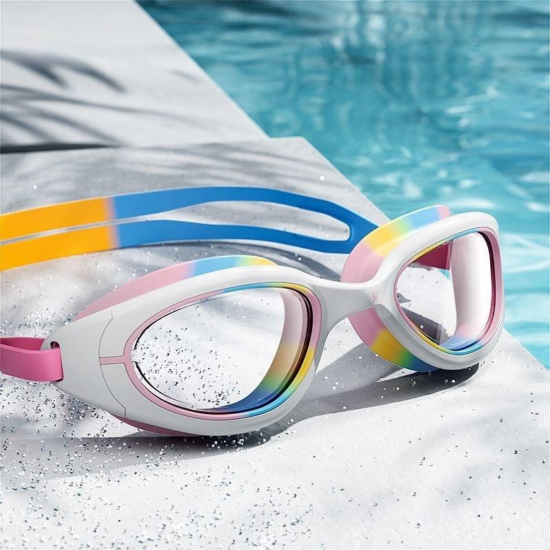 Brand Swimming Goggles Men Women Adjustable HD Waterproof Anti Fog Silicon Water Sports Glasses Professional Swimming Eyewear