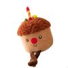 Birthday Cake Plush Toy Home Decoration Lovely Decorative Doll Stuffed Animal for Bedroom