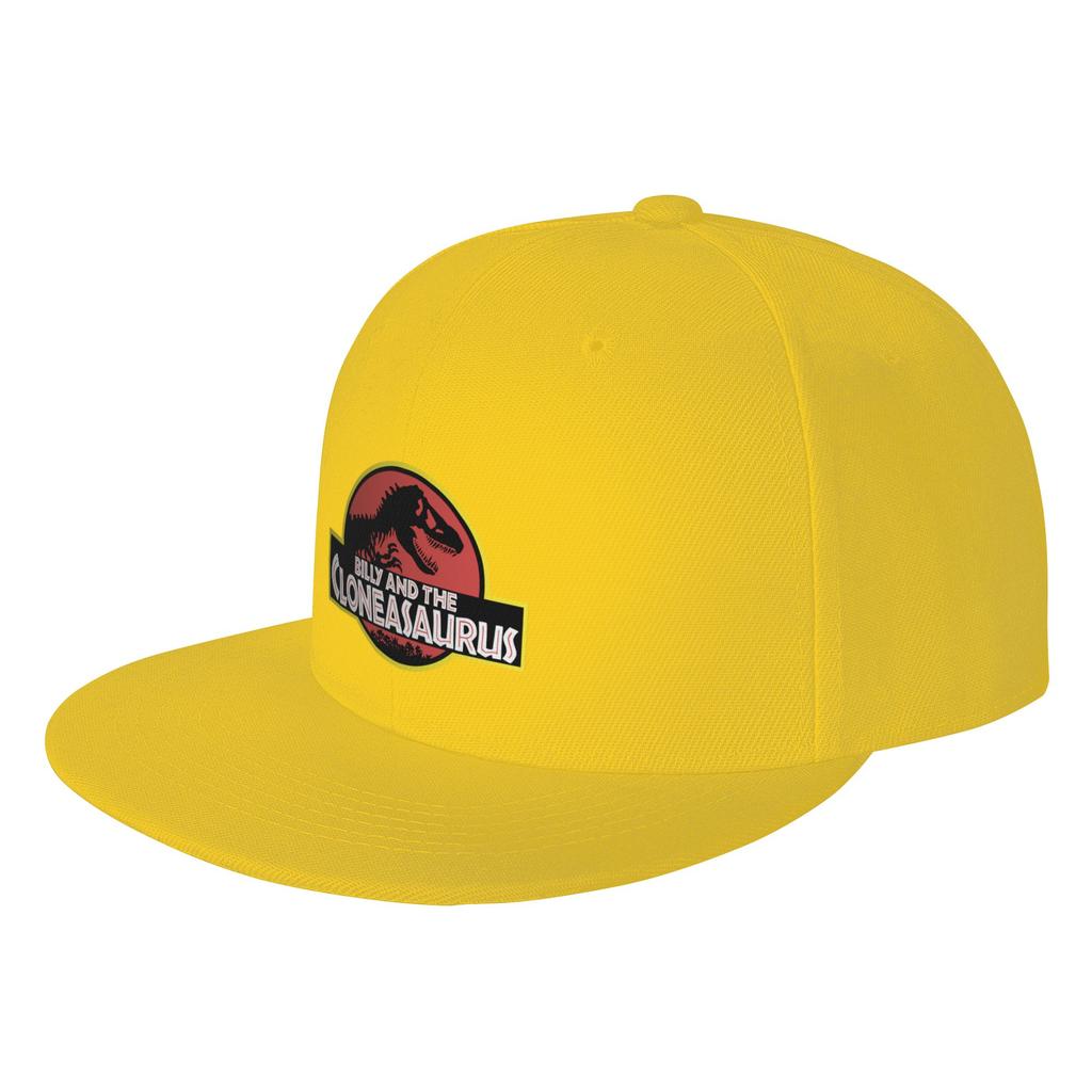 Fashion Billy and the Cloneasaurus Flat Brim Sun Hat Holiday Travel Caps For Women