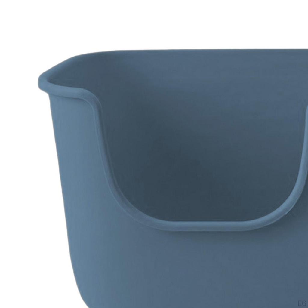 High Sided Cat Litter Boxes, Large Basin, Easy Clean Cage Kitten Potty Pan for Kittens,